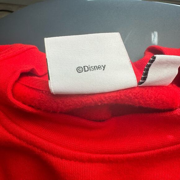 Disney Authentic Minnie Mouse Vintage Graphic Crewneck Sweatshirt Red Streetwear - Picture 10 of 12